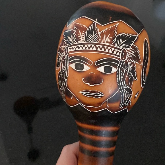 HANDMADE PURUVIAN MARACAN GROGGER for Purim - Picture 4 of 6